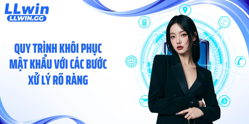 Quy trình khôi phục mật khẩu với các bước xử lý rõ ràng